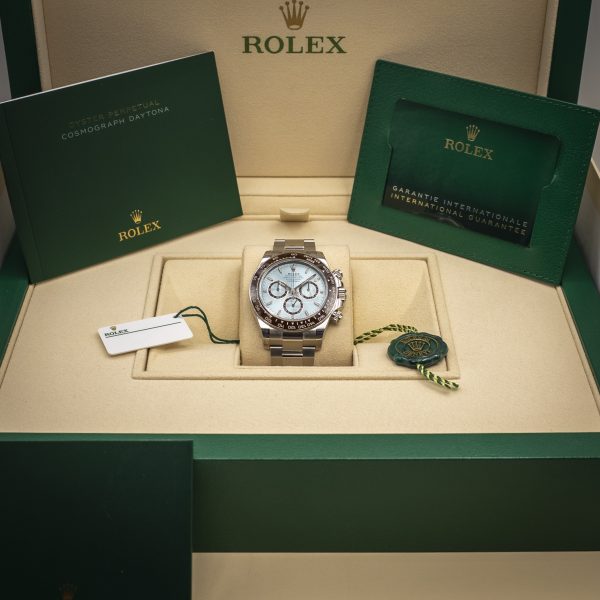 Rolex Daytona 126506 Platino Esf Azul 12/2023 Nuevo a estrenar