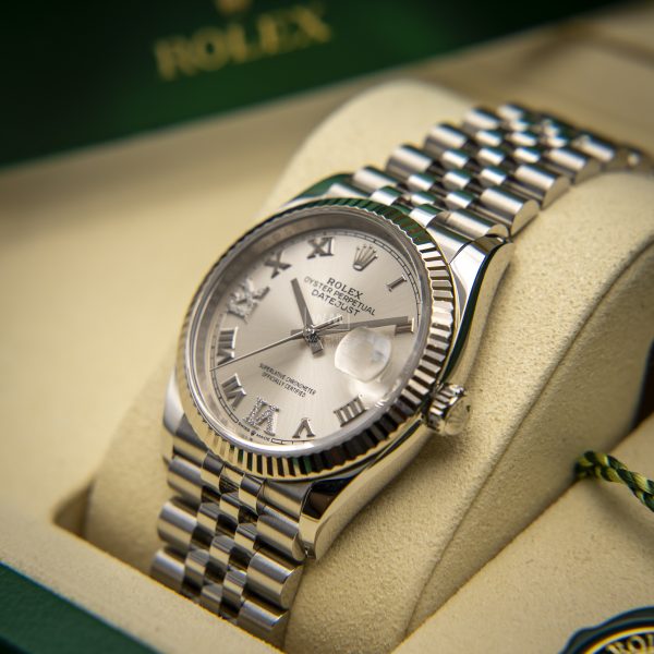 Rolex Datejust 126234 Acero/Oro blanco jubilee Esf Plata 01/2025 - Imagen 3