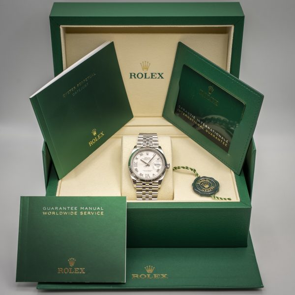 Rolex Datejust 126234 Acero/Oro blanco jubilee Esf Plata 01/2025