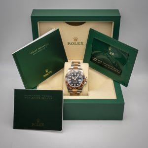Rolex GMT-MASTER II "Rootbeer" 126711CHNR Acero/Oro rosa Buen estado 2021