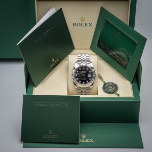 Datejust 126334 Esf Negra con Diamantes 2025 Nuevo a estrenar