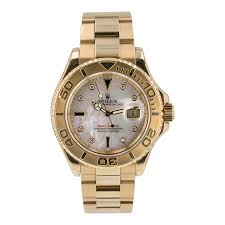 Rolex Yacht-Master II 16628B Oro amarillo Esf Madre Perla 2003 Buen Estado