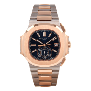 Patek Philippe Nautilus 5980/1AR-001 Esf Azul Acero/Oro Rosa 03/2003
