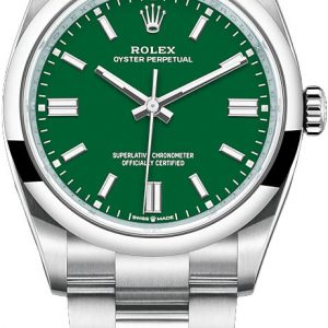 Rolex Oyster Perpetual 36 MM Esf.Verde 126000 Acero Nuevo a Estrenar 2026