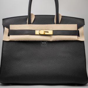 Bolso Hermes Birkin 30 Togo Negro Nuevo a Estrenar 2017