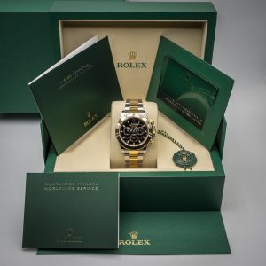 Rolex Daytona 40 mm Acero/Oro Amarillo Esf.Negra Diamantes 116503 Nuevo 01/2021